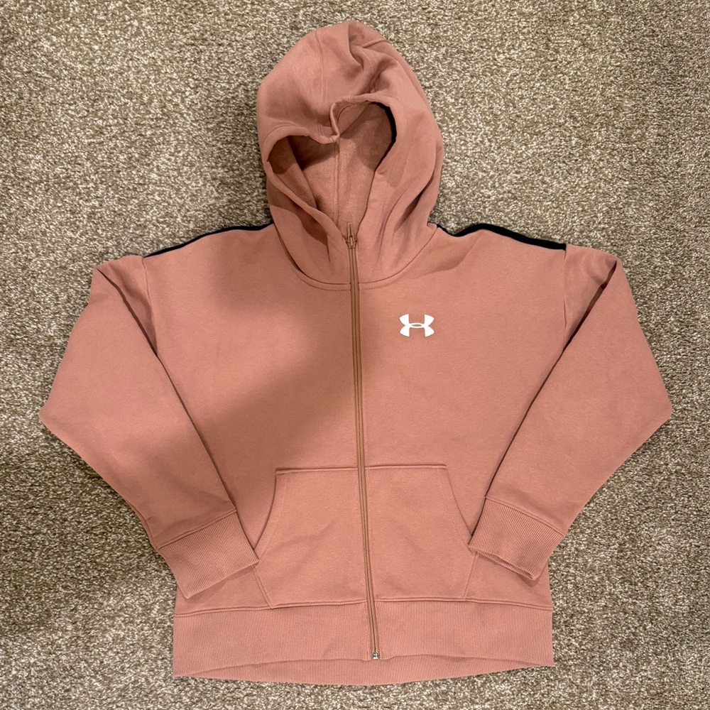 Under Armour Brown Zip-Up Jacket